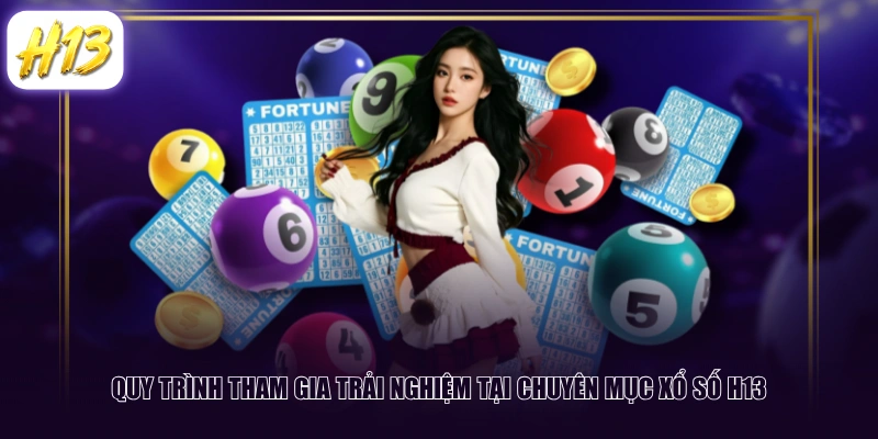 Quy trình tham gia trải nghiệm tại chuyên mục Xổ Số H13